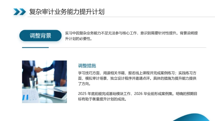 会计学专业大学生职业生涯规划发展展示(审计师方向)