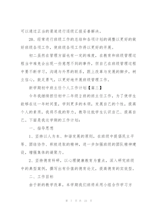 2022年新学期初中班主任个人工作计划.docx