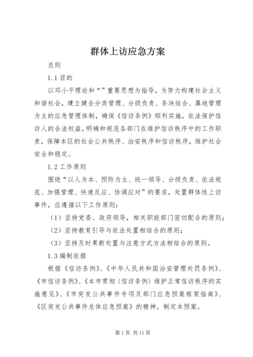 群体上访应急方案.docx