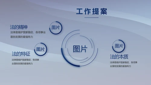 蓝色大气法律律法宣传讲座PPT