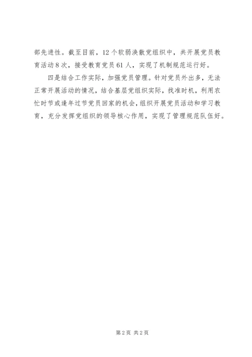 乡镇推进软弱涣散党组织整顿工作四项举措.docx