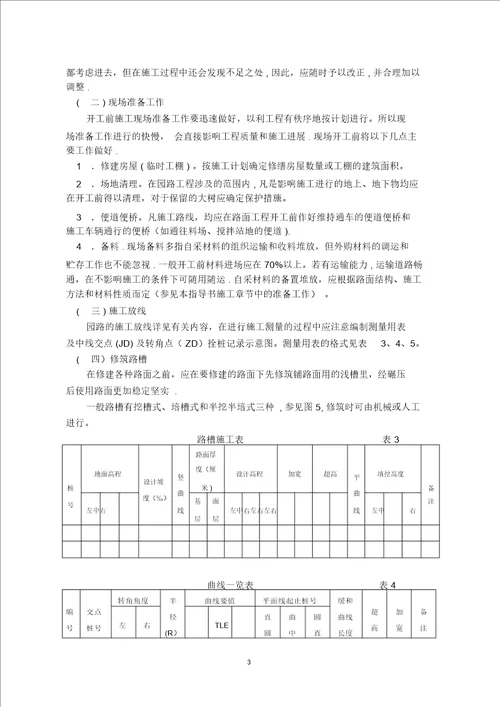 园林铺地施工方案