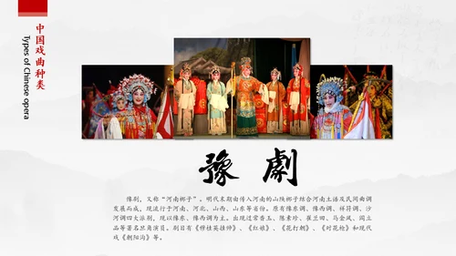 中国风戏曲名伶通用PPT模板