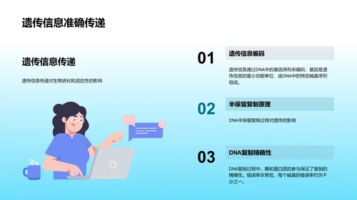 DNA结构与功能讲解PPT模板