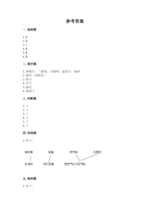 教科版三年级上册科学期末测试卷（名师推荐）.docx