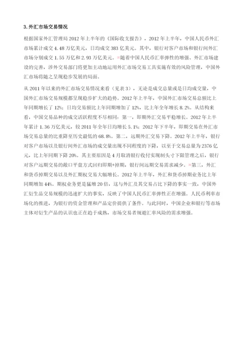 2012年的中国外汇市场.docx