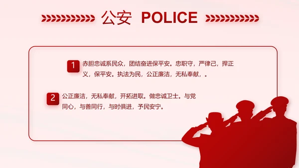 红色大气监狱警察工作计划动态PPT模板