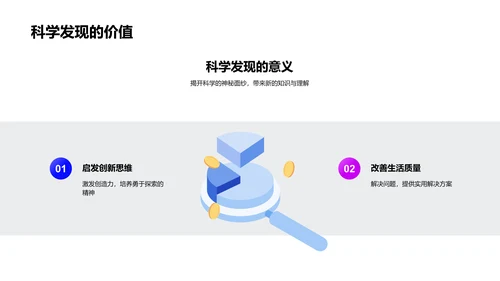 科学知识实践汇报PPT模板