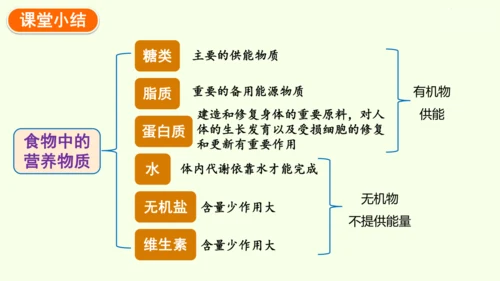 4.2.1食物中的营养物质-七年级生物下学期同步精品课件（2024人教版）(共43张PPT)