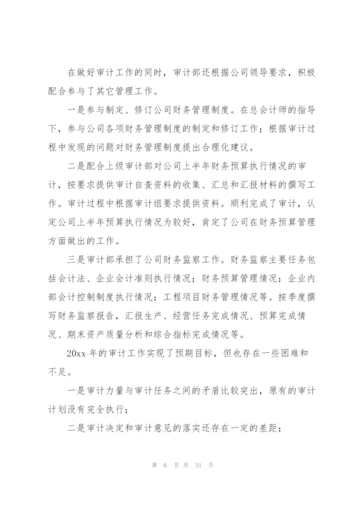 审计个人工作总结800字范文.docx