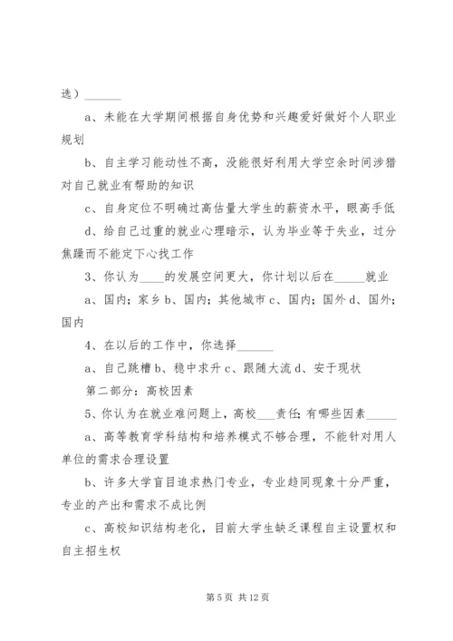 关于民生问题的调查问卷.docx