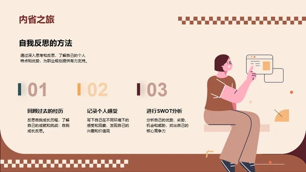 美拉德风简约大学生职业生涯规划
