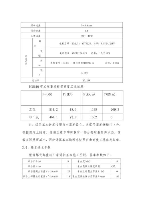 TC独立塔吊基础综合施工专题方案.docx