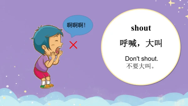 Module 10 Unit 2  Don't shout, please! 课件(共33张PPT)