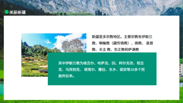 新疆棉花美丽新疆动态通用PPT模板