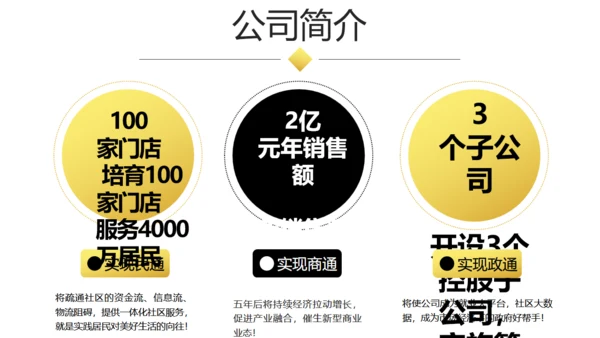 大气商业融资创业计划书商务通用PPT模板