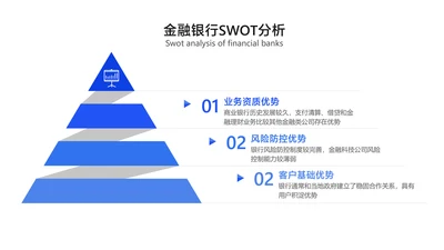 简约风金字塔分析3项PPT内容页