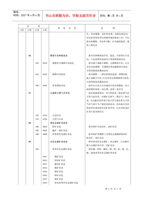 《国民经济行业分类和代码表》.docx