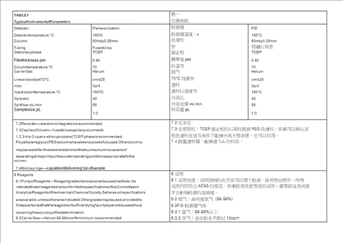 甲苯含量和杂质检测ASTMD652612中英文翻译