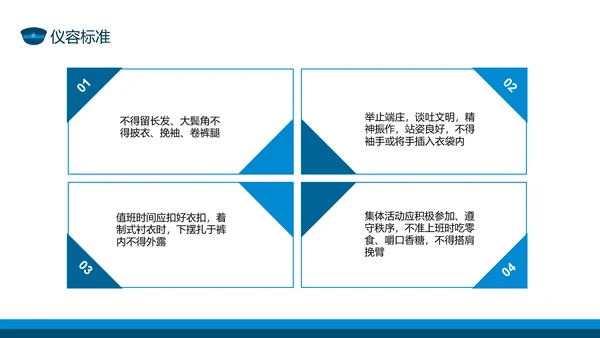 保安公司服务礼仪处事原则培训动态PPT