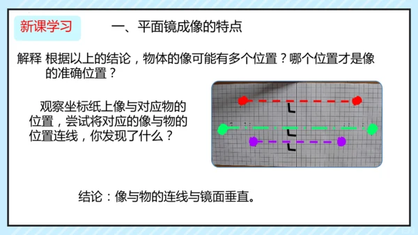 第四章第3节平面镜成像 课件(共27张PPT)-八年级物理人教版上册