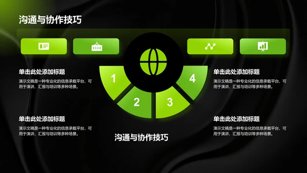 绿色简约风通用行业培训课件PPT