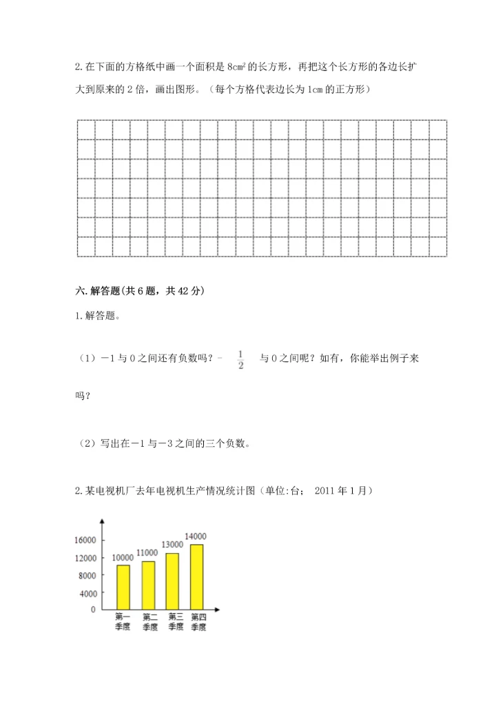 六年级下册数学《期末测试卷》精品【夺冠系列】.docx