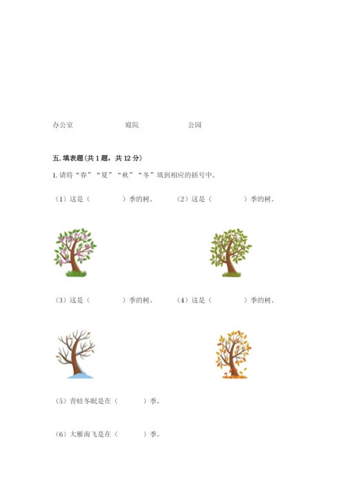 教科版小学二年级上册科学期末测试卷附参考答案ab卷.docx