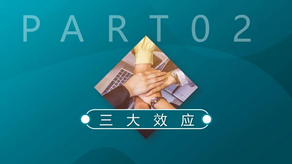 职场心理学团队互助合作PPT模板