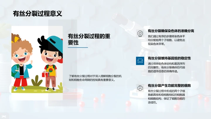 细胞学授课PPT模板