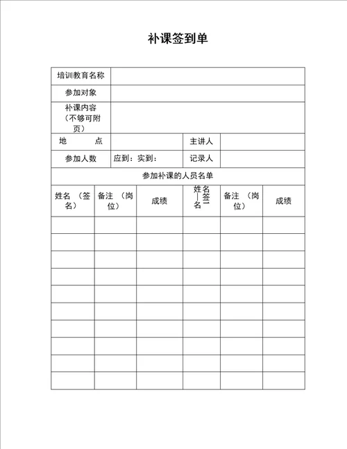 道路运输企业教育培训记录12月份