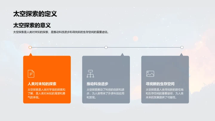太空探索知识普及PPT模板