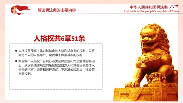 中国首部民法典解读PPT模板