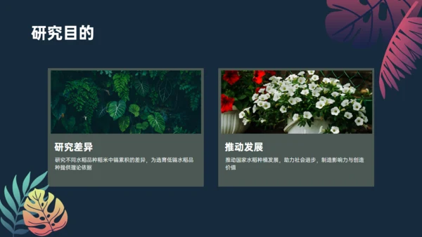植物与污染研究漂亮的叶子通用PPT模板