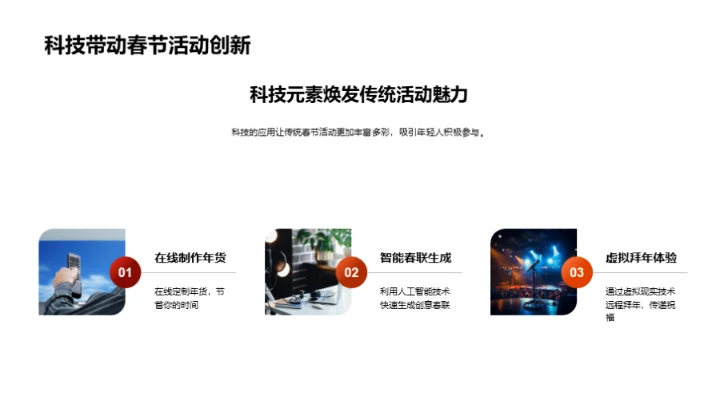 科技饰春节新面貌
