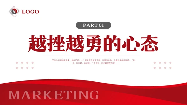 红色简约银行营销银行营销培训PPT模板宣传PPT动态PPT