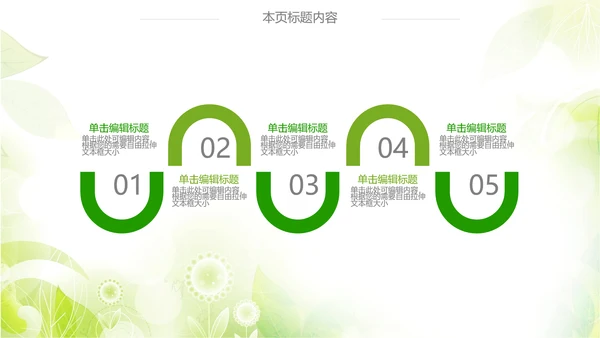 绿色清新时尚孕妇ppt动态模板