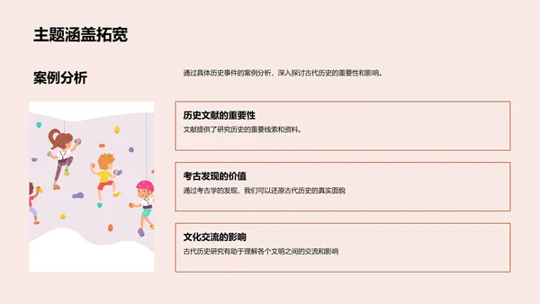 古代历史答辩报告PPT模板