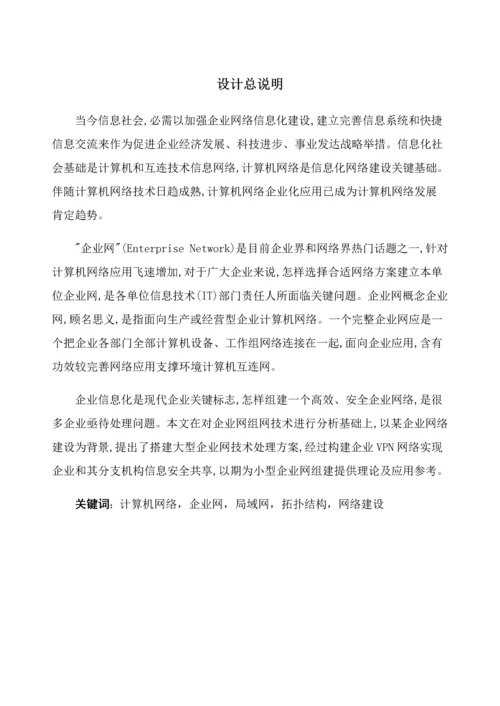 局域网的组网专项方案设计.docx