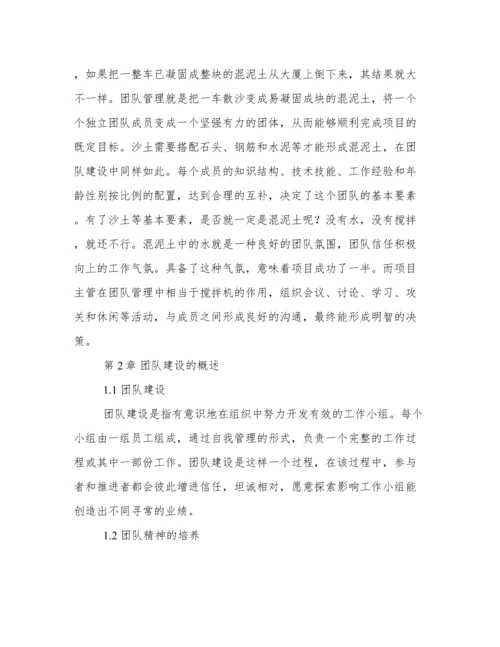 团队建设论文.docx