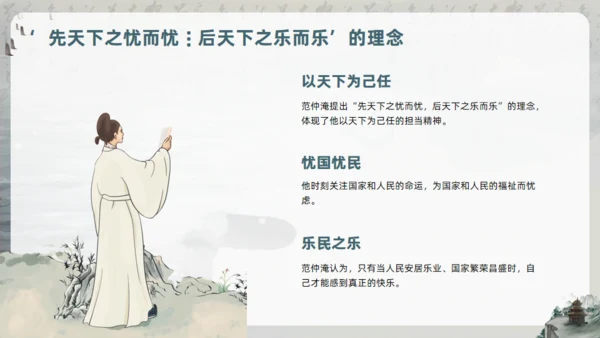 范仲淹生平介绍通用PPT模板