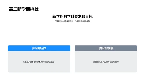 学期学习指南PPT模板