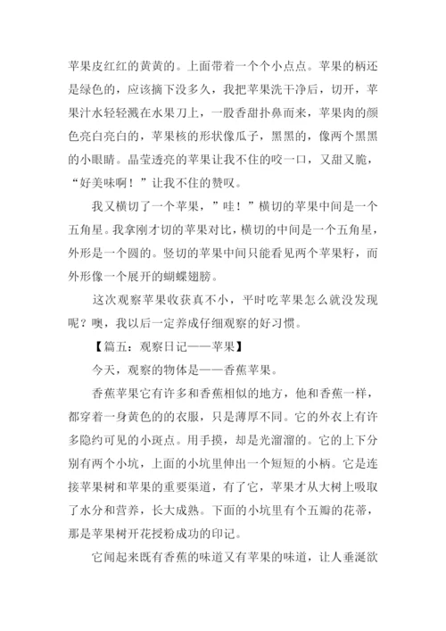 小学生观察作文苹果.docx