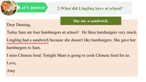 Module 3 Unit 2 Sam ate four hamburgers 课件(共31张PPT
