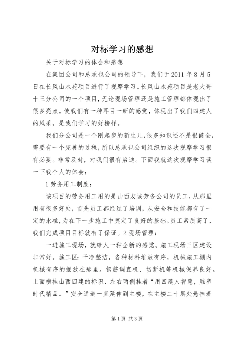 对标学习的感想 (2).docx