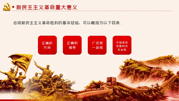 中国共产党党史之新民主主义革命时期解读PPT模板