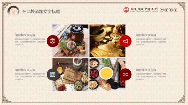 传统中医学中医院中医文化中草药PPT模板