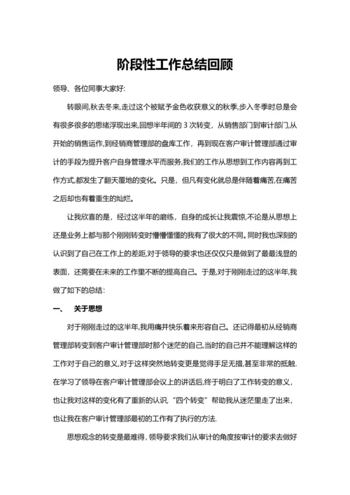 半年度阶段性工作总结.docx