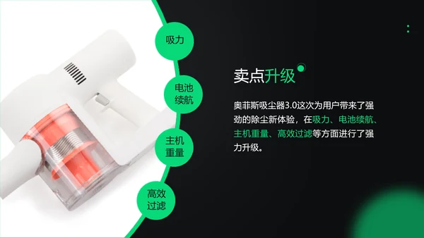 时尚创意深绿色电商产品介绍