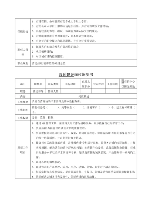 总监助理岗位专项说明书.docx